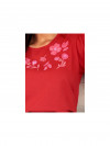 T-Shirt Malha Estampa Floral Luzia Fazzolli